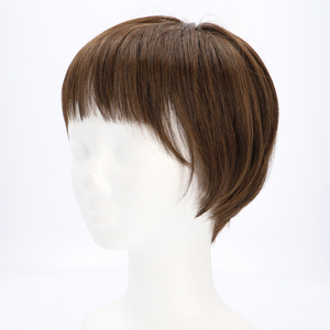 * TMB. heat-resisting chestnut brown plisila wig full wig mail order Short nature strut black . adult cosplay wig kimono pretty .