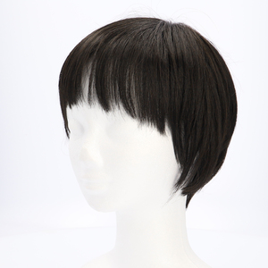 * TBK. heat-resisting black plisila wig full wig mail order Short nature strut black . adult cosplay wig kimono pretty stylish 