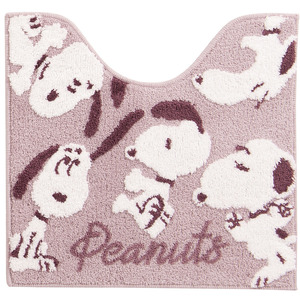 * snoopyflafi-/ pink * character toilet mat 58×60cm Miffy toilet mat underfoot mat mat flight place mat 