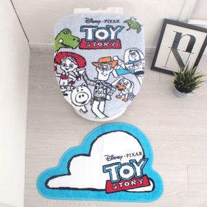 * Toy Story toilet mat set stylish mail order toilet cover cover 2 point set character adult lovely Disney Disneypli