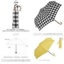 ☆ プレーンカラー/イエロー ☆ because トートバッグ 折りたたみ傘 because ビコーズ 折りたたみ傘 50cm 晴雨兼用傘 折り畳み傘 雨傘 日傘_画像8