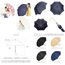 ☆ フリルネイビー ☆ ニューベーシックアンブレラ 58cm ニフティカラーズ 長傘 nifty colors 傘 レディース 手開き 58cm 雨傘 かさ カサ_画像9