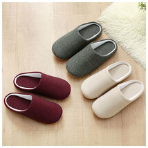 ☆ レッド ☆ 28cm ☆ ルームシューズ 洗える オールシーズン gslipper4920 洗濯機 洗える スリッパ 室内履き ルームシューズ_画像5