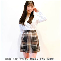 ☆ タイプ9 ☆ L ☆ 制服 スカート pmyskirts24 制服 スカート スクール プリーツスカート ミニスカート ミニ丈 ボトムス チェック柄_画像4