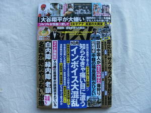 週刊ポスト 2023年 9月8日号 上西恵/原つむぎ