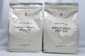 impact ホエイ プロテイン ミルクティー 2500g インパクト MYPROTEIN 未使用品 2点 セット 2024年10月迄 2.5kg