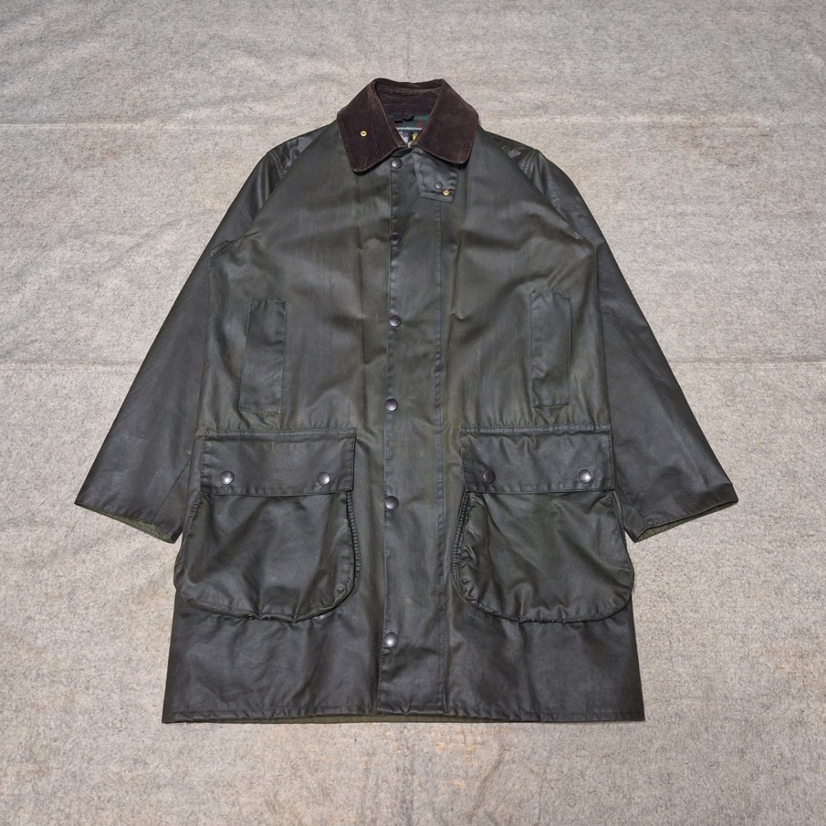 Barbour BORDER WAX JACKET 36 SAGE Yahoo!フリマ（旧）-