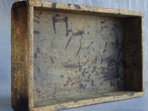 フランスアンティーク 木箱 ウッドボックス 蚤の市 ブロカント 古木 雑貨 ケース 収納 ツールボックス _画像6