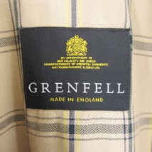GRENFELL グレンフェル ハリントンジャケット ゴルファー GOLFER グレンフェルクロス 英国製 ネイビー 38 20017525_画像6