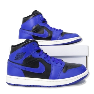 NIKE ナイキ 26.5cm WMNS AIR JORDAN 1 MID BQ6472-051 パープル ウィメンズ エアジョーダン1 BLACK/DARK CONCORD 35002617