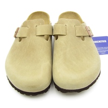 未使用 BIRKENSTOCK ビルケンシュトック 42 クロッグサンダル 960811 ボストン BOSTON レザー TABACCO BROWN 35002639_画像2