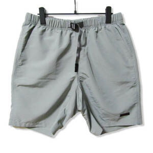 美品 GRAMICCI グラミチ シェルパッカブルショーツ G2SM-P024 SHELL PACKABLE SHORTS ハーフパンツ ポリエステル グレー M 27104208