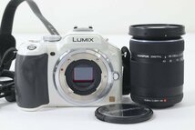 Panasonic パナソニック LUMIX DMC-G5 ミラーレス 一眼レフ カメラ ホワイト OLYMPUS M.ZUIKO DIGITAL 40-150mm F4-5.6 AF レンズ 42940-Y_画像1