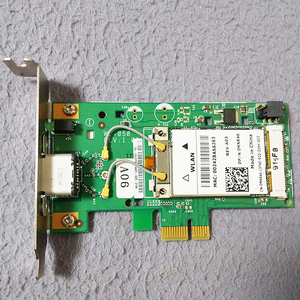 ワイヤレス(WiFi)LANカード PCI-E x1 WLAN カード 0GW073 ロープロファイル/LP DELL 動作確認済み