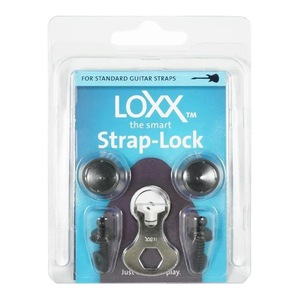 LOXX LOXX Music Box Standard Black Chrome ストラップロック ギターストラップロック