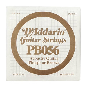 ダダリオ D'Addario PB056 Phosphor Bronze バラ弦 1本