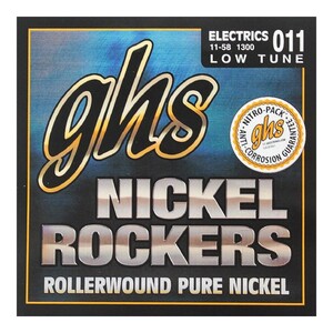 GHS Nickel Rockers 1300 Low Tuned Set 11-58 エレキギター弦