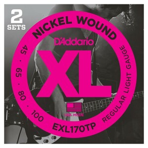 ダダリオ D'Addario EXL170TP Regular Light エレキベース弦 2セットパック