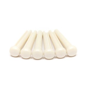 GRAPH TECH PP-1100-01 TUSQ TRADITIONAL STYLE BRIDGE PINS WHITE ブリッジピン ギター 弦止めピン