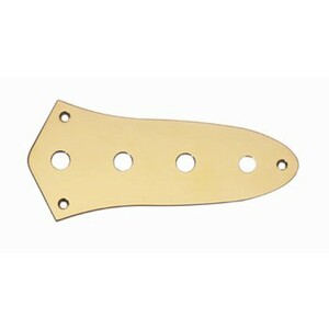  all parts ALLPARTS HARDWARE 6507 Gold Control Plate for Jazz Bass Jazz base for control plate 