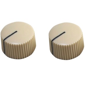 Montreux Fender Amp style knob creme (2) No.1051 ギターパーツ