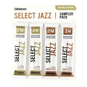 D'Addario Woodwinds/RICO LDADSPJZSBS2M ジャズセレクト バリトンサックス リード サンプラーパック [F2M F2H UF2M UF2H]