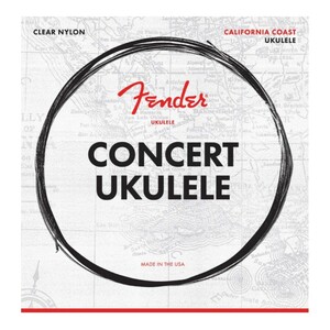 フェンダー Fender California Coast 90C Concert Ukulele Strings コンサート用 ウクレレ弦