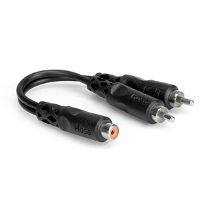 Hosa YRA-105 RCA female -RCA male x2 Y cable 