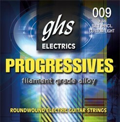 GHS PRXL 09-42 Progressives Series electric guitar string 