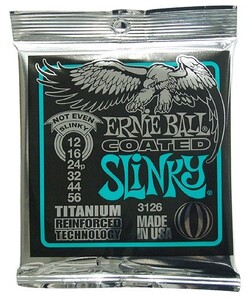 アーニーボール ERNIE BALL 3126/Coated Not Even Slinky コーティングエレキギター弦