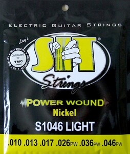 エレキギター弦 エスアイティ SIT STRINGS S1046 LIGHT