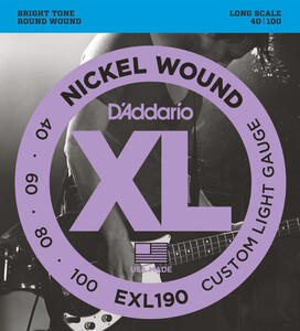 ダダリオ D'Addario EXL190 Long 040-100 ベース弦