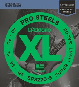 ダダリオ D'Addario EPS220-5 5st/Long 040-125 ベース弦