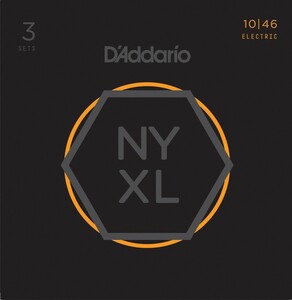 ダダリオ D'Addario NYXL1046-3P Nickel Wound Regular Light エレキギター弦 3セットパック