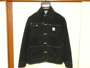 レア USA製　POINTER ポインター　カバーオール　サイズ38　ブラック　L.C.KING　GUNG HO　Stan Ray　carhartt　OSHKOSH