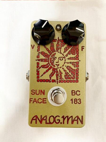 新品未使用 Analogman Sun Face BC183 シリコントランジスタ Fuzz Face ファズフェイス Analog.man アナログマン NKT275