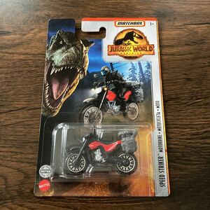 マッチボックスMATCHBOX ジュラシックワールドSPEED STRIKER MOTERBIKEスピード ストライカー モーターバイク