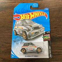 Hot Wheels ホットウィール '85 HONDA CITY TURBO Ⅱ ホンダ シティ ターボ2 シルバー_画像1