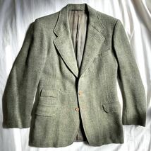 HARRIS TWEED GUARANTEED HAND WOVEN 英国製　ハリスツイード 手機_画像2