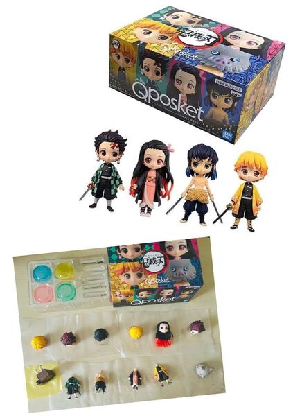 鬼滅の刃 23巻 同梱版 Qposket petit フィギュア4体セット