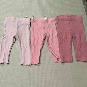 H&M ベビーレギンス　3点セット　女の子　女児　62cm