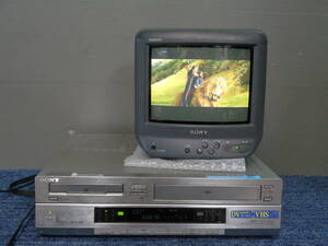 動作良好　miniDV / DV とVHSのダブルビデオデッキ　SONY　WV-D700