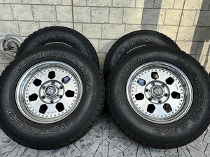 希少 EpsilonJapan CENTERLINE DAYTONA 16×8J +25 139.7 ヨコハマジオランダーAT-S 255/70R16 4本 テラノ ハイラックス プラド パジェロ