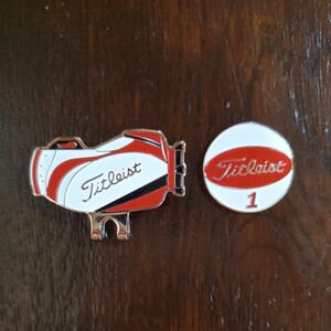 ゴルフ Titleist マーカー 新品 ピンバッチ 送料無料 azu993