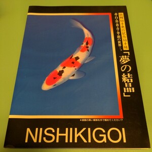 【未使用品】錦鯉切手発行記念切手帳　夢の結晶 NISHIKIGOI