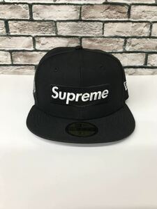 新品★SUPREME×NEW ERA シュプリーム×ニューエラ★22AW Money Box Logoマネーワッペンボックスロゴキャップ