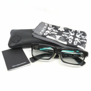 KR43631 クロムハーツ サングラス FOTI H.T. 1 BK-FOTI 55□17-144 メンズ 度入り CHROME HEARTS 中古