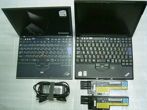 ジャンク ThinkPad X61s WindowsXP リカバリ、同サイズのメモ帳