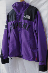 ★美品USED★Supreme The North Face Arc Logo Mountain Parka Purple S シュプリーム ボックスロゴ 19ss 送料無料