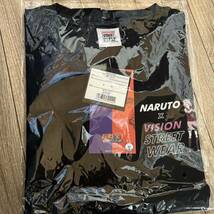 送料無料●VISION × NARUTOコラボ SAKURA Tシャツ L ブラック_画像3